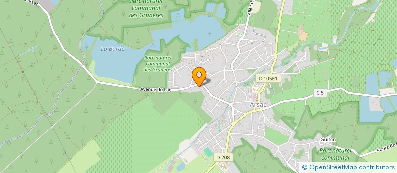 localisation de l'entreprise MONSIEUR JEREMY PARATGE  ARSAC