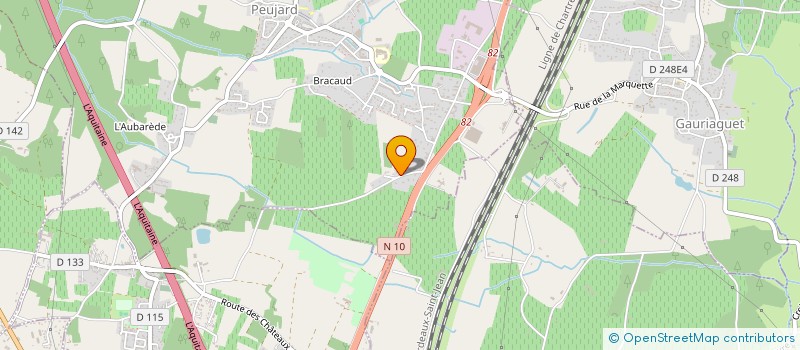 localisation de l'entreprise MONSIEUR JEREMY PARIS  PEUJARD