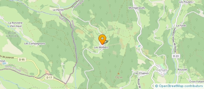 localisation de l'entreprise MONSIEUR JEREMY PARROT  CENVES