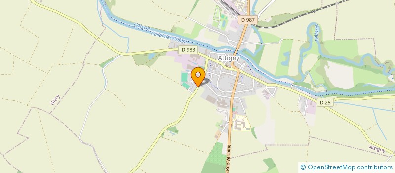 localisation de l'entreprise MONSIEUR JEREMY PARUIT à ATTIGNY