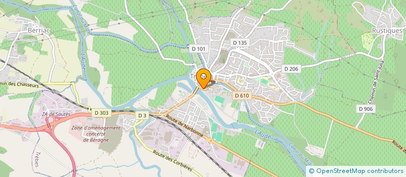 localisation de l'entreprise MONSIEUR JEREMY PAULIN  TREBES