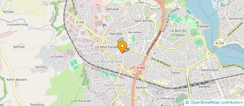 localisation de l'entreprise MONSIEUR JEREMY PAUMIER  LORIENT