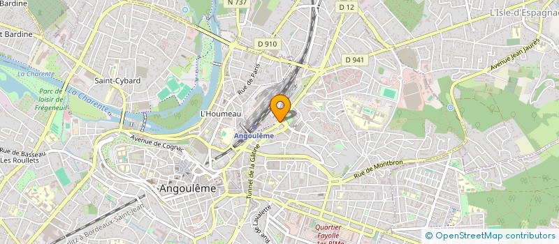 localisation de l'entreprise MONSIEUR JEREMY PAUPY à ANGOULEME