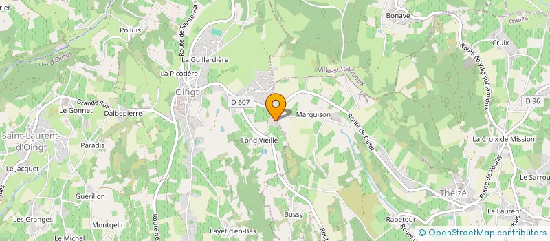 localisation de l'entreprise MONSIEUR JEREMY PAVESI  THEIZE