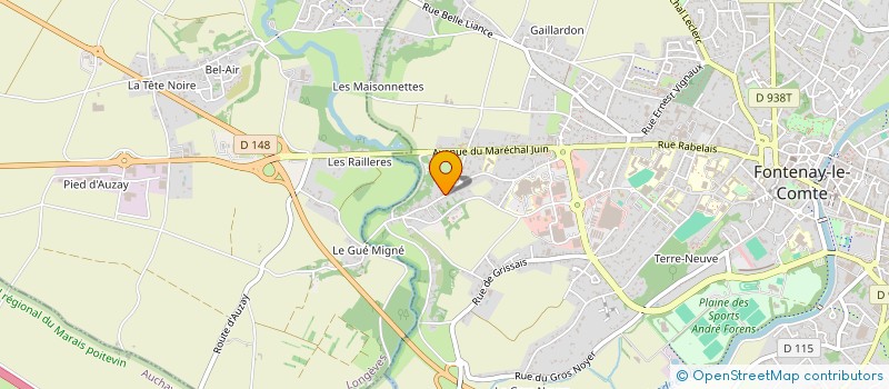 localisation de l'entreprise MONSIEUR JEREMY PAYAN à FONTENAY-LE-COMTE