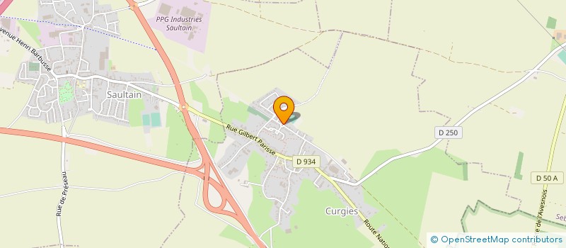 localisation de l'entreprise MONSIEUR JEREMY PAYEN  CURGIES