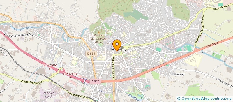 localisation de l'entreprise MONSIEUR JEREMY PECORARO à HYERES