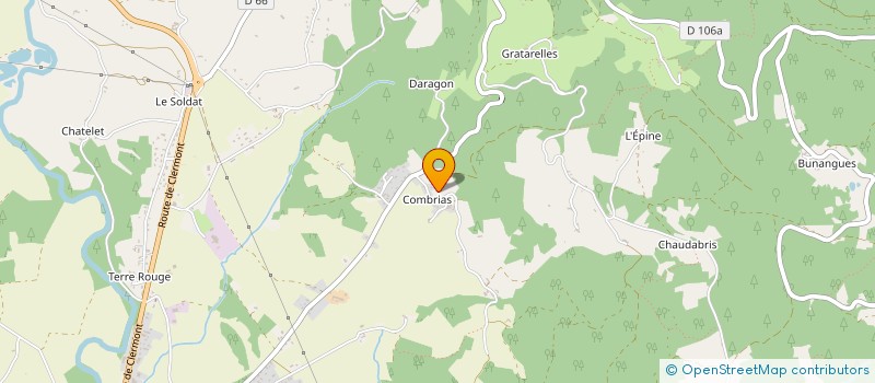 localisation de l'entreprise MONSIEUR JEREMY PEGHEON  AMBERT