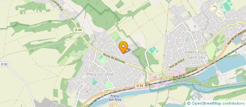 localisation de l'entreprise MONSIEUR JEREMY PEIRO DEL OLMO  PRECY-SUR-OISE