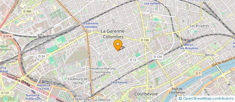 localisation de l'entreprise MONSIEUR JEREMY PELLEGRINO à LA GARENNE-COLOMBES
