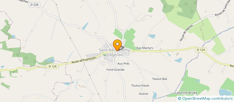 localisation de l'entreprise MONSIEUR JEREMY PENICAUD  ESCASSEFORT