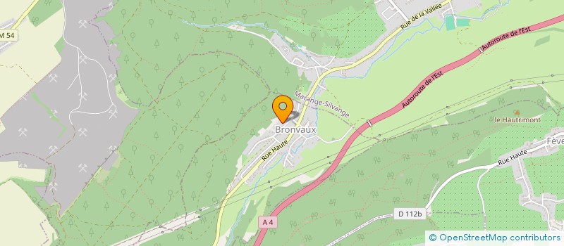 localisation de l'entreprise MONSIEUR JEREMY PEREIRA  BRONVAUX