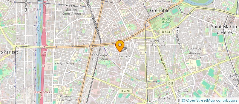 localisation de l'entreprise MONSIEUR JEREMY PEREIRA à GRENOBLE