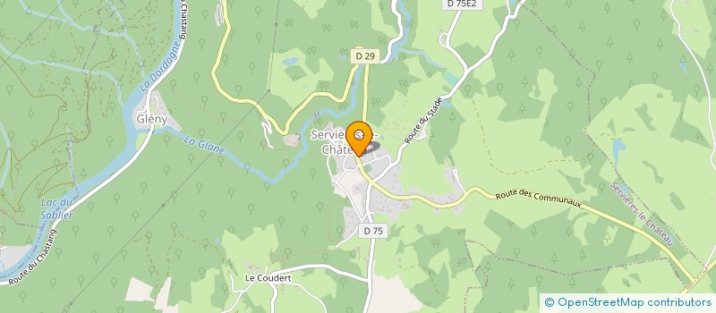 localisation de l'entreprise MONSIEUR JEREMY PEREZ  SERVIERES-LE-CHATEAU