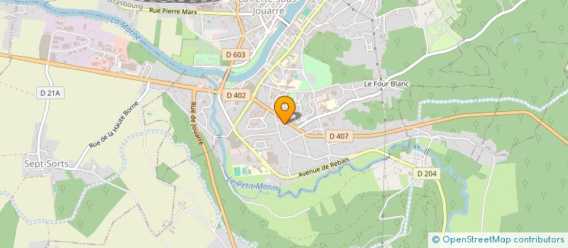 localisation de l'entreprise MONSIEUR JEREMY PEROCHEAU  LA FERTE-SOUS-JOUARRE