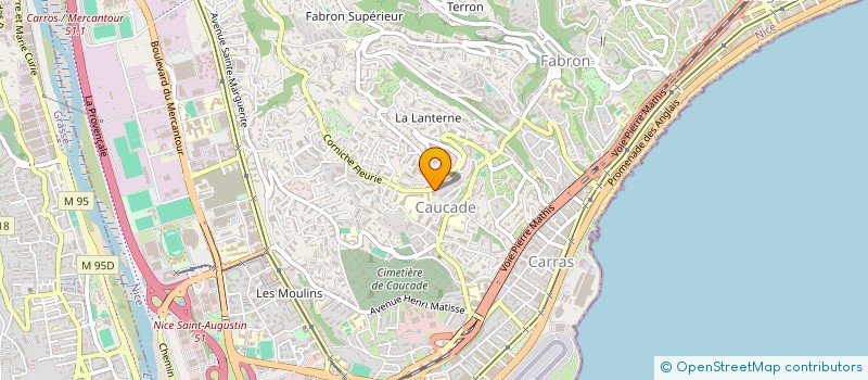 localisation de l'entreprise MONSIEUR JEREMY PERRAND à NICE