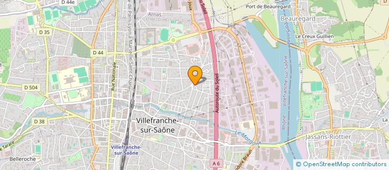 localisation de l'entreprise MONSIEUR JEREMY PERRET à VILLEFRANCHE-SUR-SAONE