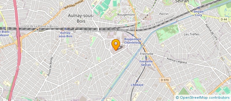 localisation de l'entreprise MONSIEUR JEREMY PERRETTE à AULNAY-SOUS-BOIS