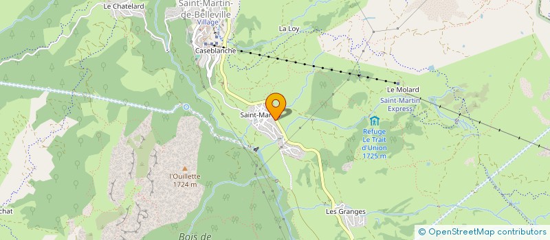 localisation de l'entreprise MONSIEUR JEREMY PERRIER  LES BELLEVILLE