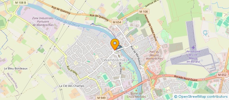 localisation de l'entreprise MONSIEUR JEREMY PERRIGAULT  WAMBRECHIES