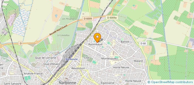 localisation de l'entreprise MONSIEUR JEREMY PESENTI  NARBONNE