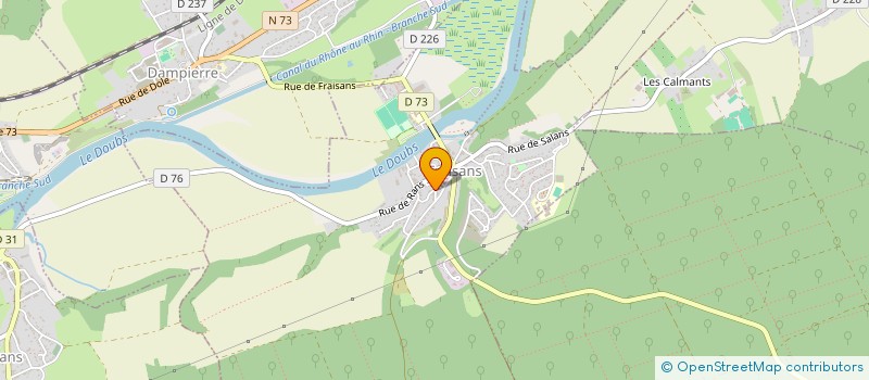 localisation de l'entreprise MONSIEUR JEREMY PETIT  RANCHOT