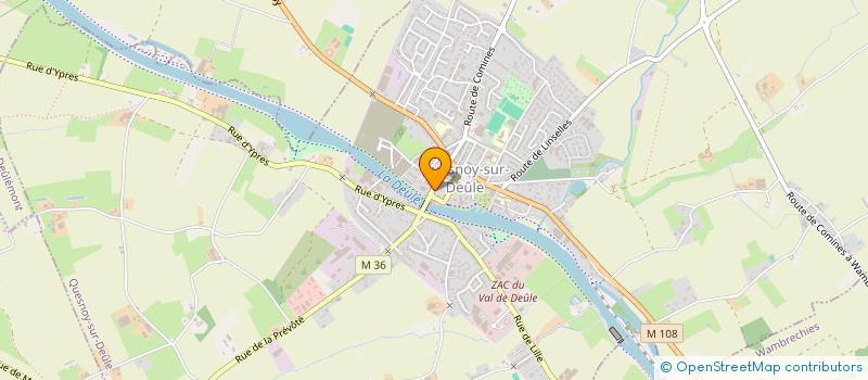 localisation de l'entreprise MONSIEUR JEREMY PETIT à QUESNOY-SUR-DEULE