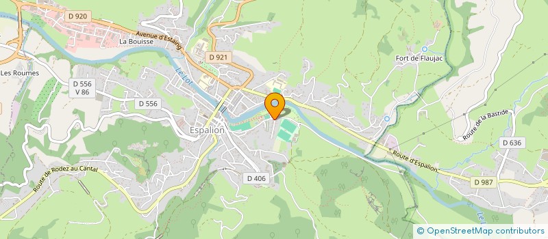 localisation de l'entreprise MONSIEUR JEREMY PETIT  ESPALION