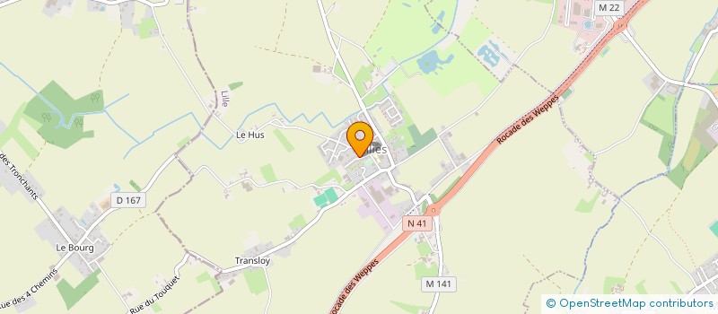 localisation de l'entreprise MONSIEUR JEREMY PETITBERGHIEN  LORGIES