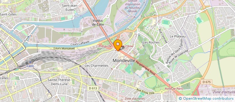 localisation de l'entreprise MONSIEUR JEREMY PETREQUIN  MONDEVILLE