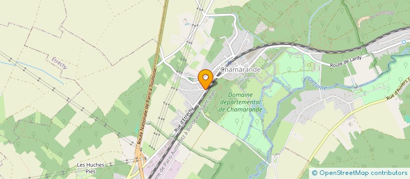 localisation de l'entreprise MONSIEUR JEREMY PEYROT  CHAMARANDE