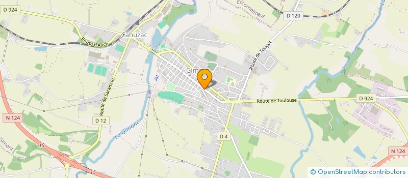 localisation de l'entreprise MONSIEUR JEREMY PEZZOLI  GIMONT