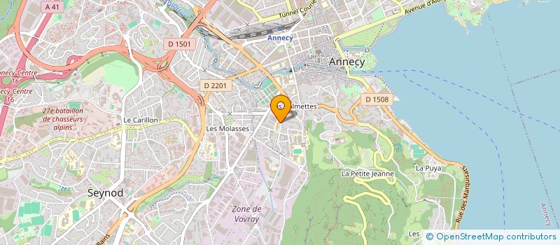 localisation de l'entreprise MONSIEUR JEREMY PEZZOTTA à ANNECY