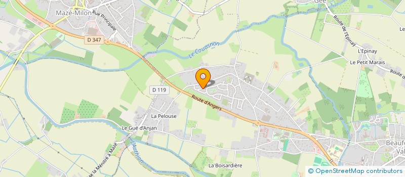 localisation de l'entreprise MONSIEUR JEREMY PHILIPPEAU  BEAUFORT-EN-ANJOU