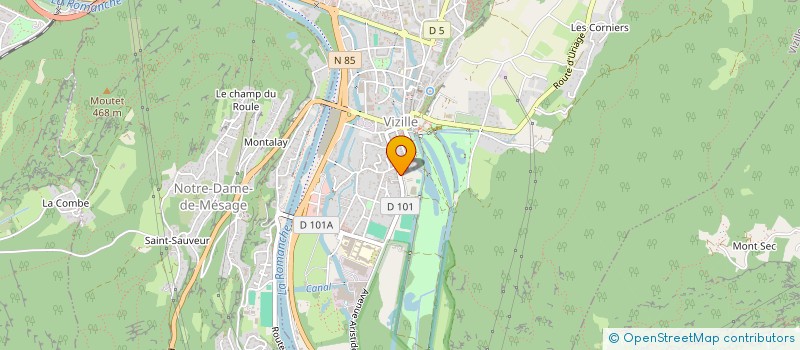 localisation de l'entreprise MONSIEUR JEREMY PHILPA  VIZILLE