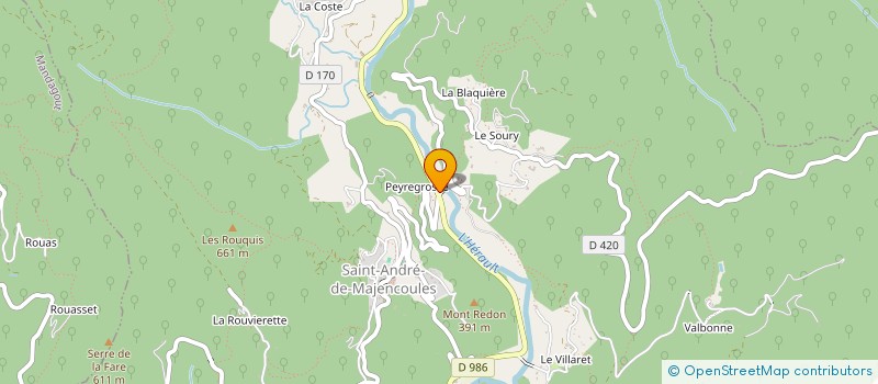 localisation de l'entreprise MONSIEUR JEREMY PIBAROT  SAINT-ANDRE-DE-MAJENCOULES