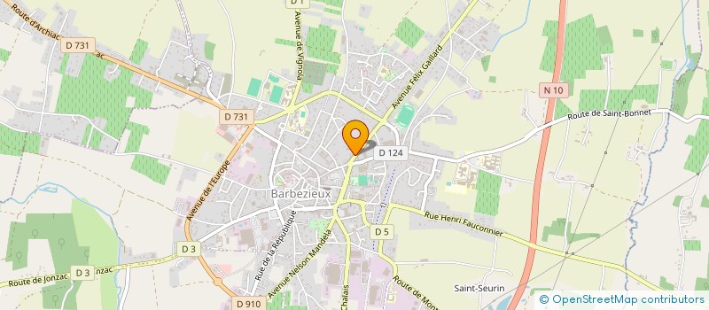 localisation de l'entreprise MONSIEUR JEREMY PICHEVIN  BARBEZIEUX-SAINT-HILAIRE