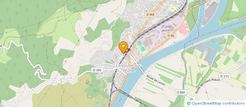 localisation de l'entreprise MONSIEUR JEREMY PICHOT  LA VOULTE-SUR-RHONE