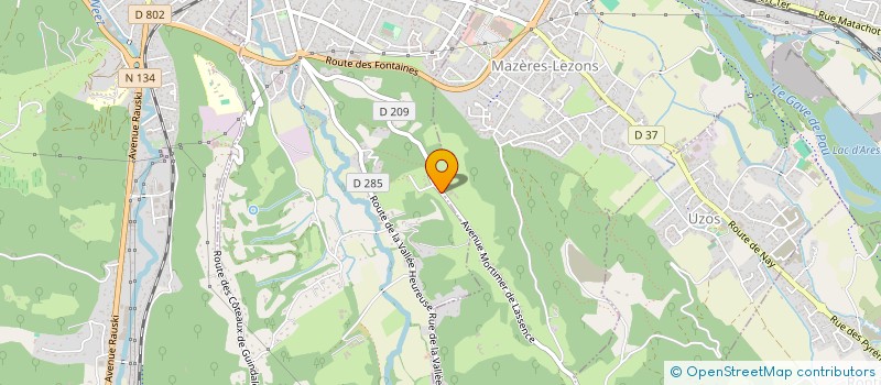 localisation de l'entreprise MONSIEUR JEREMY PIERROT à GELOS