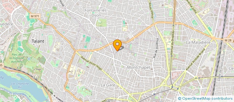 localisation de l'entreprise MONSIEUR JEREMY PIGEON  FONTAINE-LES-DIJON