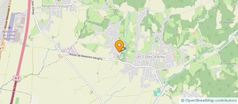 localisation de l'entreprise MONSIEUR JEREMY PIGNARD  LES COTES-D'AREY