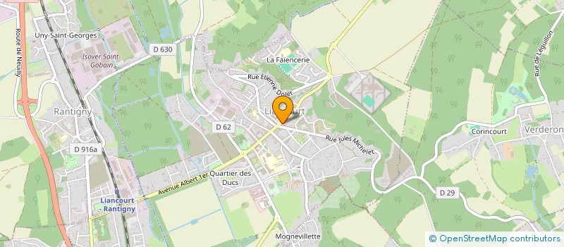 localisation de l'entreprise MONSIEUR JEREMY PINCHON  LIANCOURT