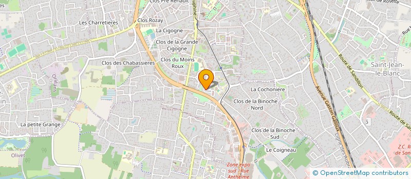 localisation de l'entreprise MONSIEUR JEREMY PINEAU  ORLEANS
