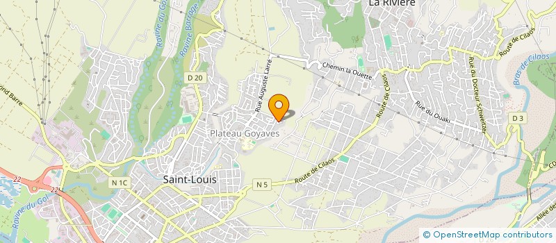 localisation de l'entreprise MONSIEUR JEREMY PIQUET  SAINT-LOUIS