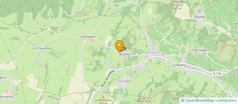 localisation de l'entreprise MONSIEUR JEREMY PIRELLO  JAMBLES