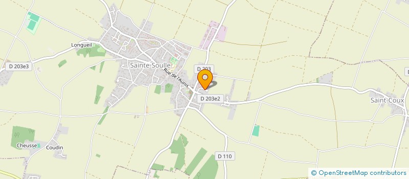 localisation de l'entreprise MONSIEUR JEREMY PITELET  SAINTE-SOULLE