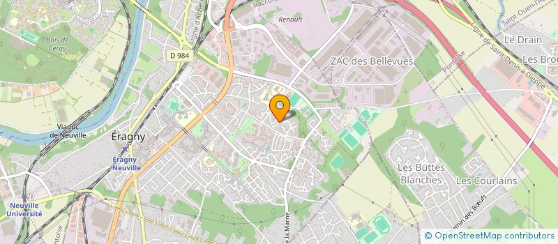 localisation de l'entreprise MONSIEUR JEREMY PLOUZEAU  ERAGNY