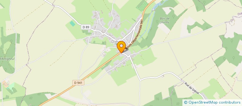 localisation de l'entreprise MONSIEUR JEREMY POCHET  DIEVAL