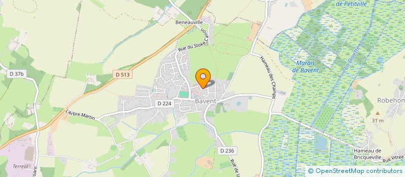 localisation de l'entreprise MONSIEUR JEREMY POIRIER  BAVENT