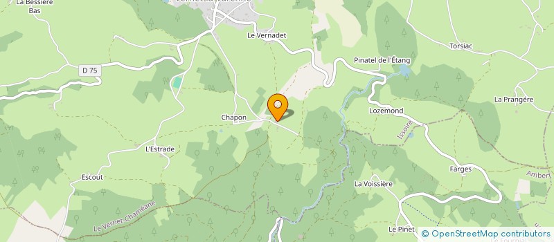 localisation de l'entreprise MONSIEUR JEREMY POISSONNIER à SAINT-REMY-DE-CHARGNAT